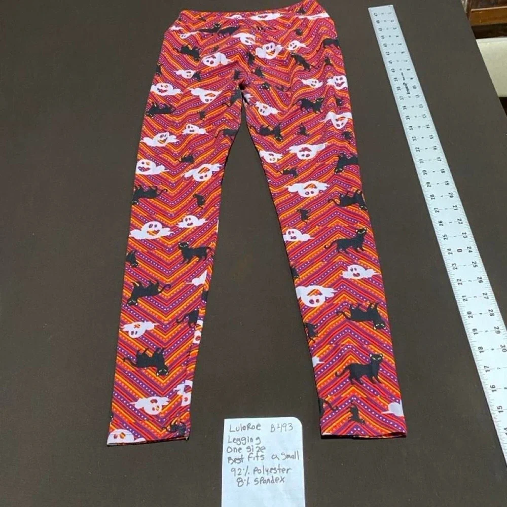 LulaRoe leggings multicolor legging one size best fits à teen (14-16). SKU-B493